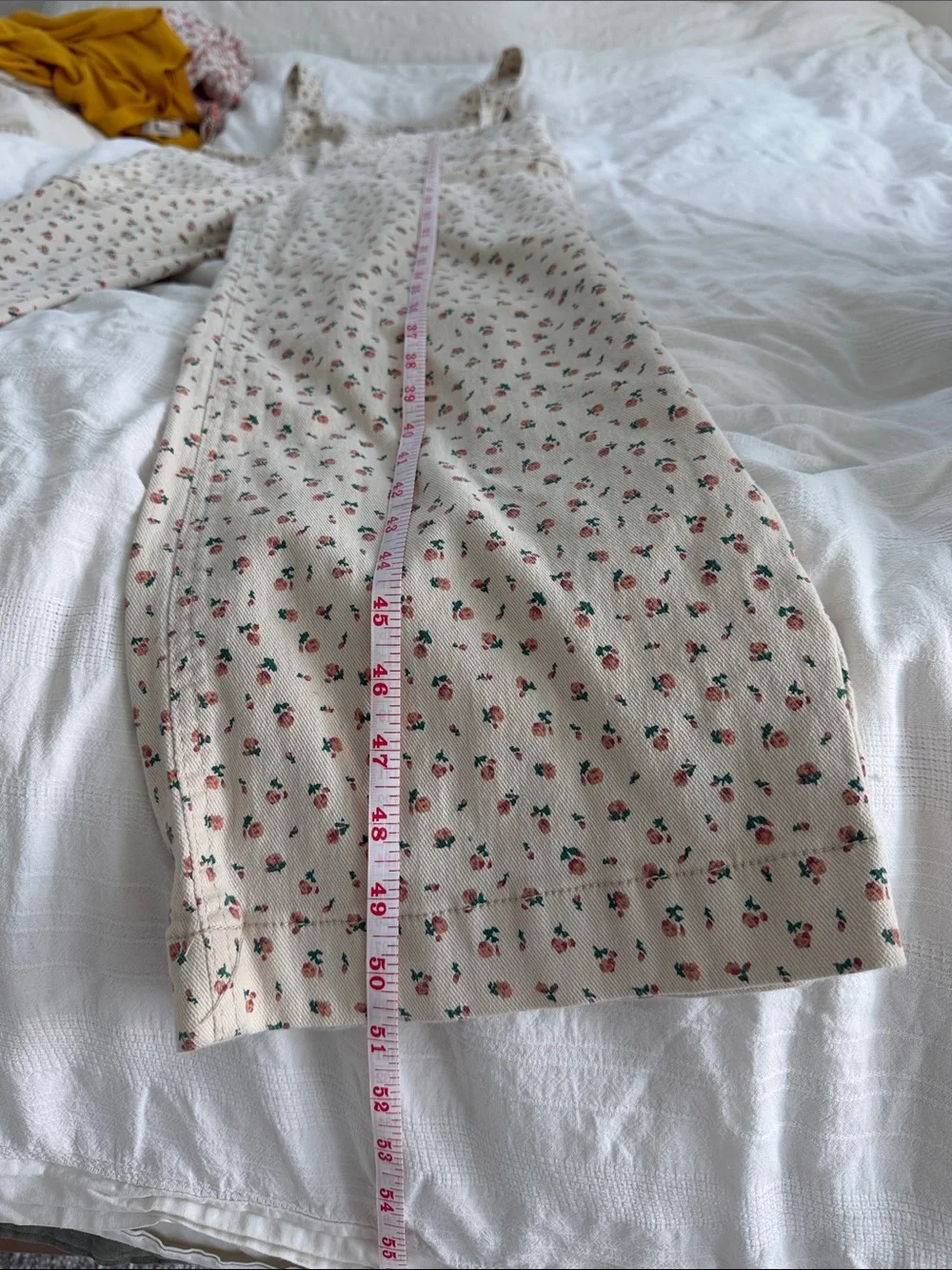 Wishlist Cream Floral Button-Front Jumpsuit